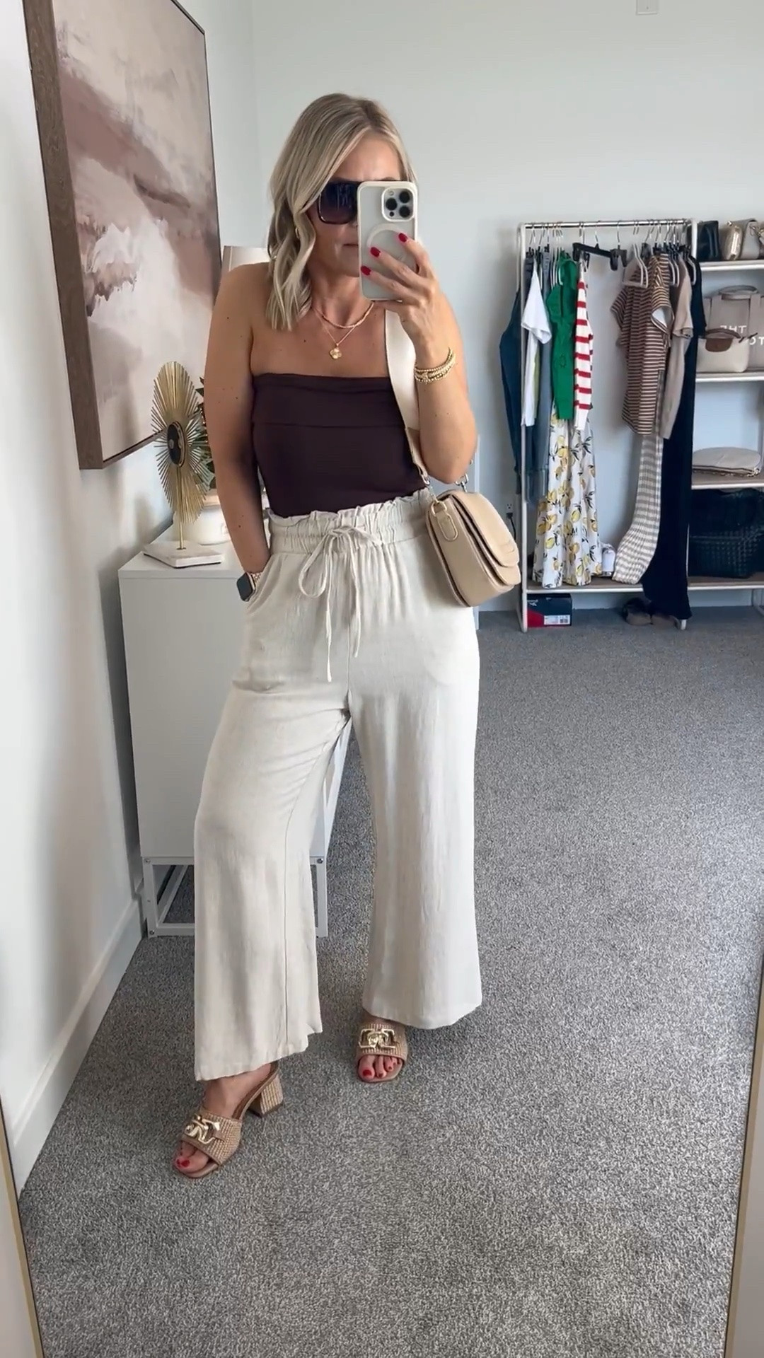 Amazon Vacation Outfit🏝️
How cute is this outfit for vacation to go to dinner, or in the summer for a fun date night or to grab drinks. The linen pants I love because they are so comfy and petite friendly!  I got the small in the top and pants for reference .



Amazon fashion, Amazon finds, Amazon style, Amazon outfits, spring outfits, summer outfits, midsize, petite. Midsize fashion, petite fashion, vacation outfits, resortwear, vacation dress

#LTKPetite #LTKSeasonal #LTKootd