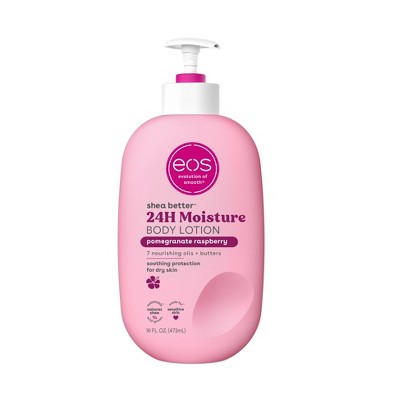 eos Shea Better 24H Moisture Body Lotion - Pomegranate Raspberry - 16 fl oz | Target