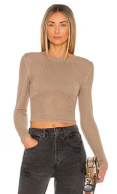 NBD Tamar Open Stitch Racer Sweater in Tamarind from Revolve.com | Revolve Clothing (Global)