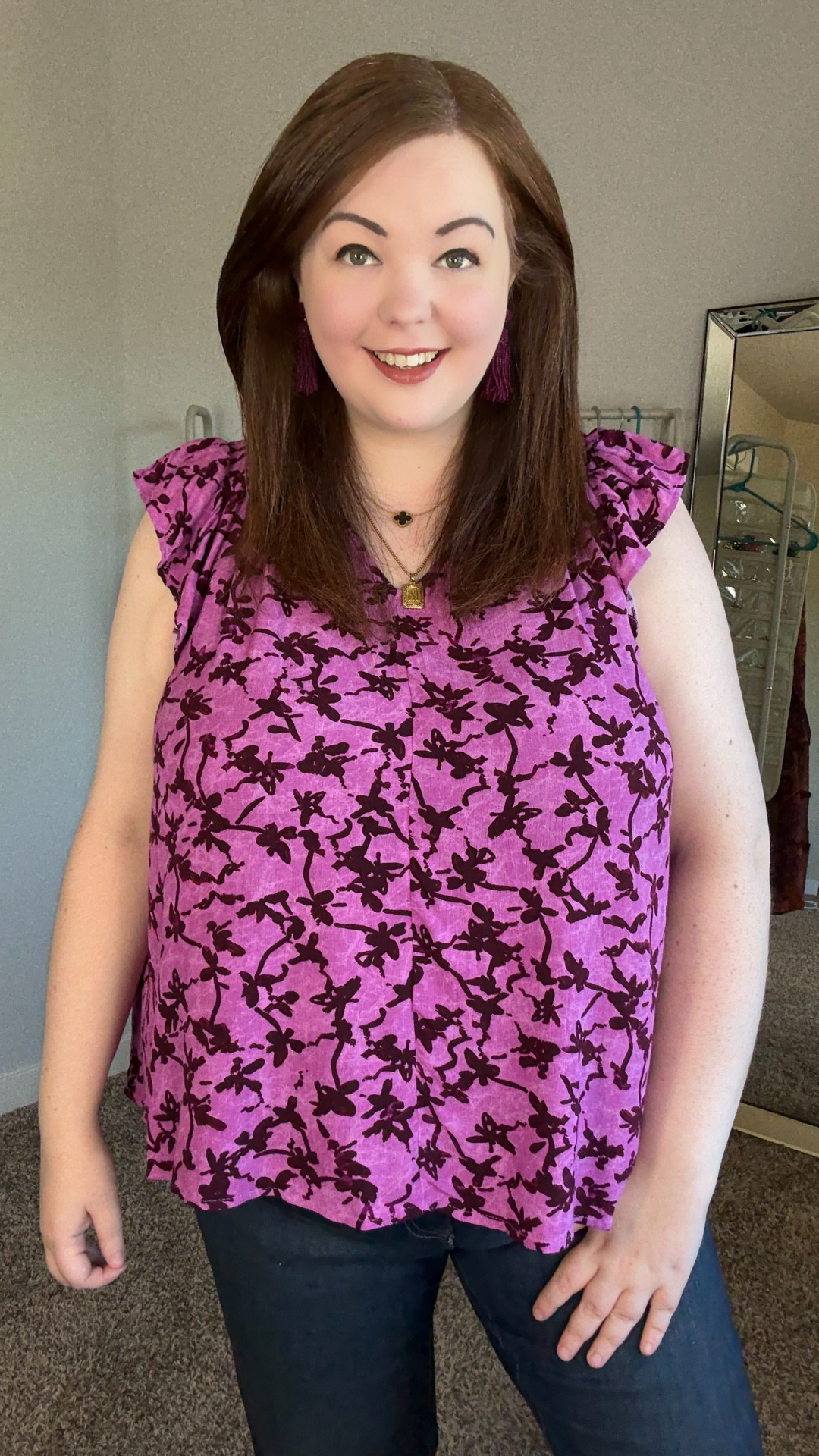 Plus Size OOTD! This Walmart blouse is from the summer, but somehow didn’t become available online until recently. Just in time for spring AND it’s already on clearance for $7 🤯

Wearing the size 1X and it fits true to size
Wearing the size 18 in these Lane Bryant jeans and they fit true to size as well



#LTKSaleAlert #LTKootd #LTKPlusSize