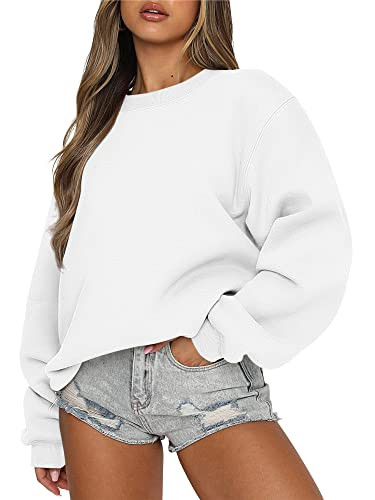 ANRABESS Women's Sweatshirts Hoodies Crewneck Oversized Fleece Pullover Sweaters Cute Top Y2K Tee... | Amazon (US)