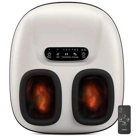 Renpho Shiatsu Foot Massager with Heat for Neuropathy Tired Foot Blood Circulation, FSA HSA Eligible, Birthday Gifts for Mom Dad Women Men, White | Walmart (US)