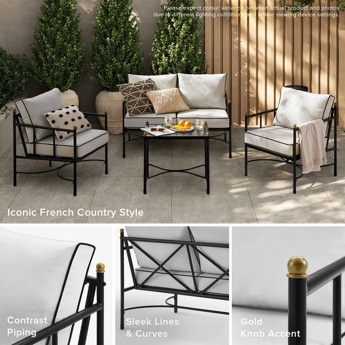 Pertti Patio Sofa with Cushions | Wayfair North America