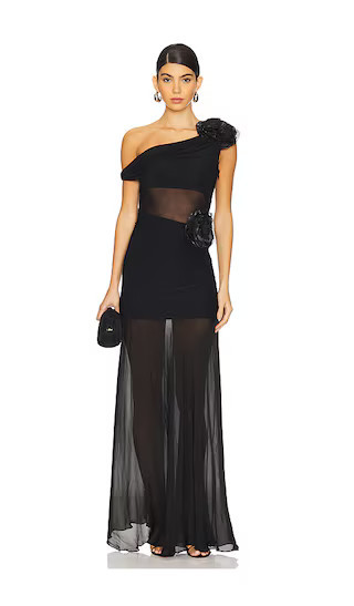 Deme by Gabriella Abby Gown in Black. Taglia S. Also in XS. | Revolve Clothing (Global)
