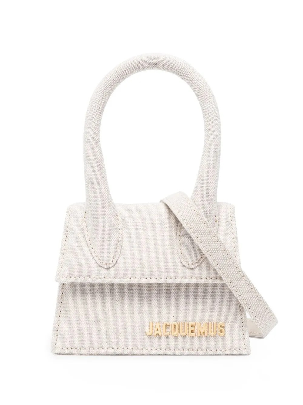 Le Chiquito moyen linen top handle bag | Farfetch Global