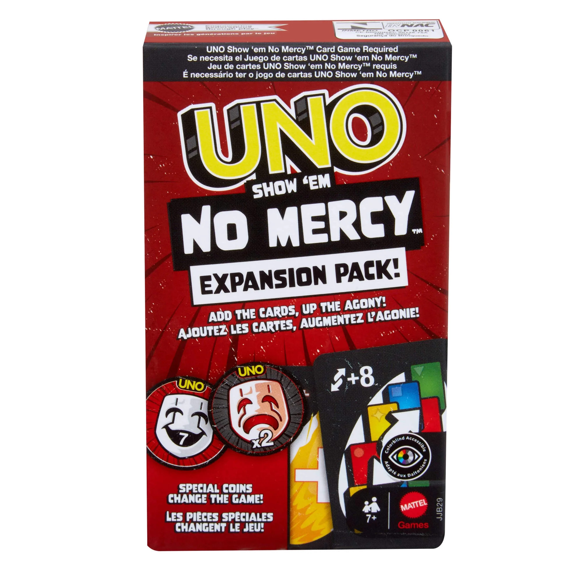 UNO Show \u2018em No Mercy Card Game Expansion Pack for Kid, Adult & Family Nights & Parties (Wal... | Walmart (US)