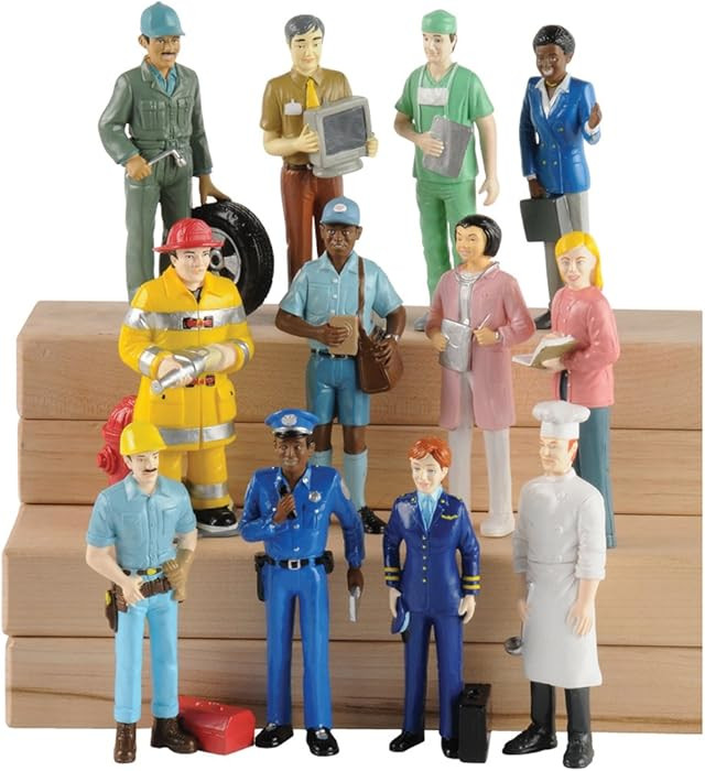 Pretend Professionals 12 Pretend Career Figures Creative Minds | Amazon (US)