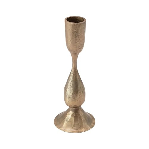 Creative Co-Op Hand-Forged Metal Taper, Antique Brass Finish Candle Holder | Amazon (US)