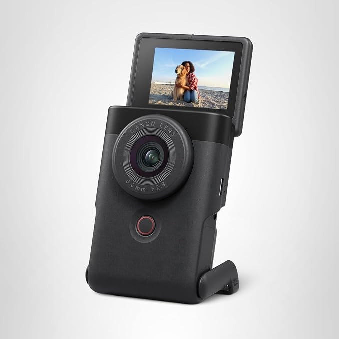 Canon PowerShot V10 Compact Vlogging Camera, 1" CMOS Sensor, 4K Video Streaming, Built‑in Wide... | Amazon (US)
