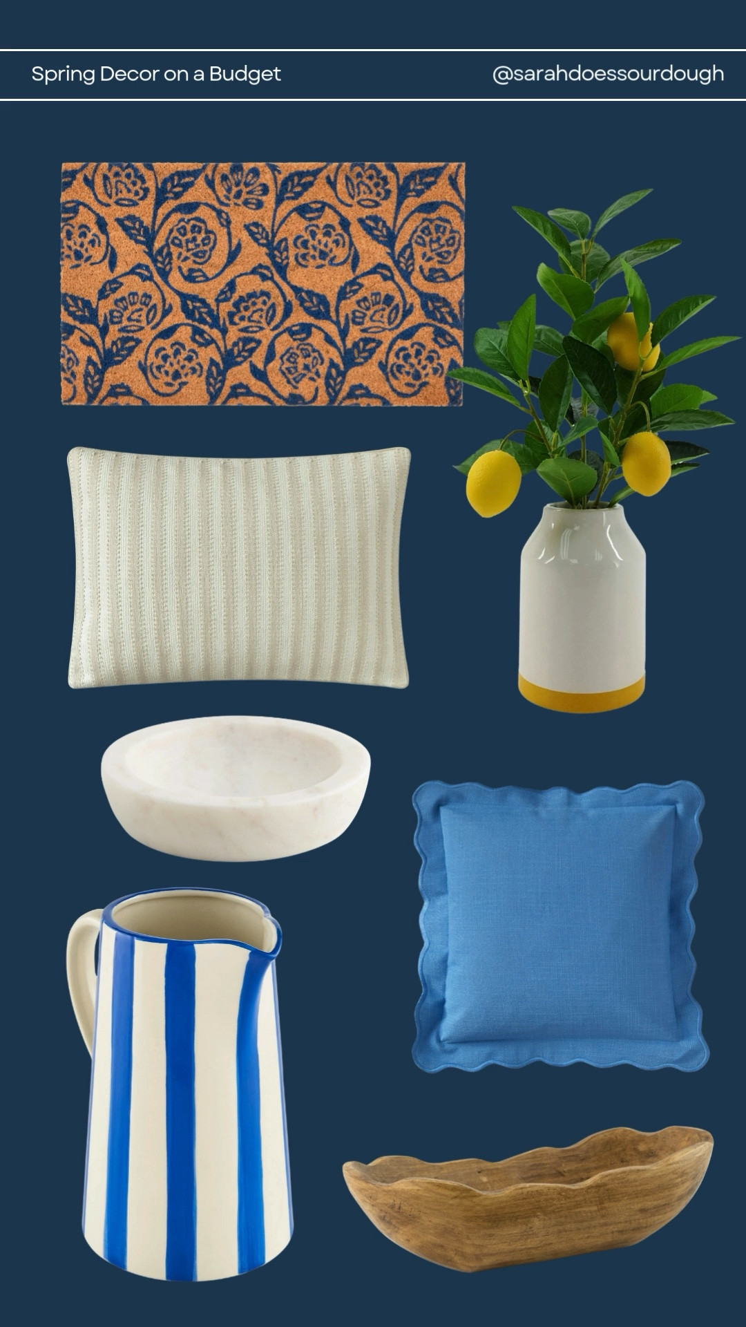 Think blues, woven textures, and natural tones that bring a breezy feel to any space. Linked some finds for a seasonal refresh that feels high-end without the price tag. 

#LTKFindsUnder50 #LTKHome #LTKWatchNow