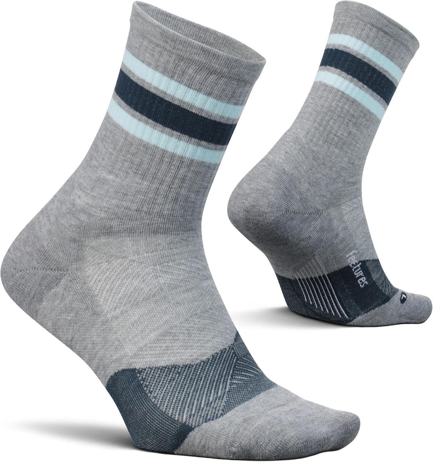 Feetures Trail Max Cushion Mini Crew Sock - Running Socks for Women and Men - Moisture Wicking | Amazon (US)