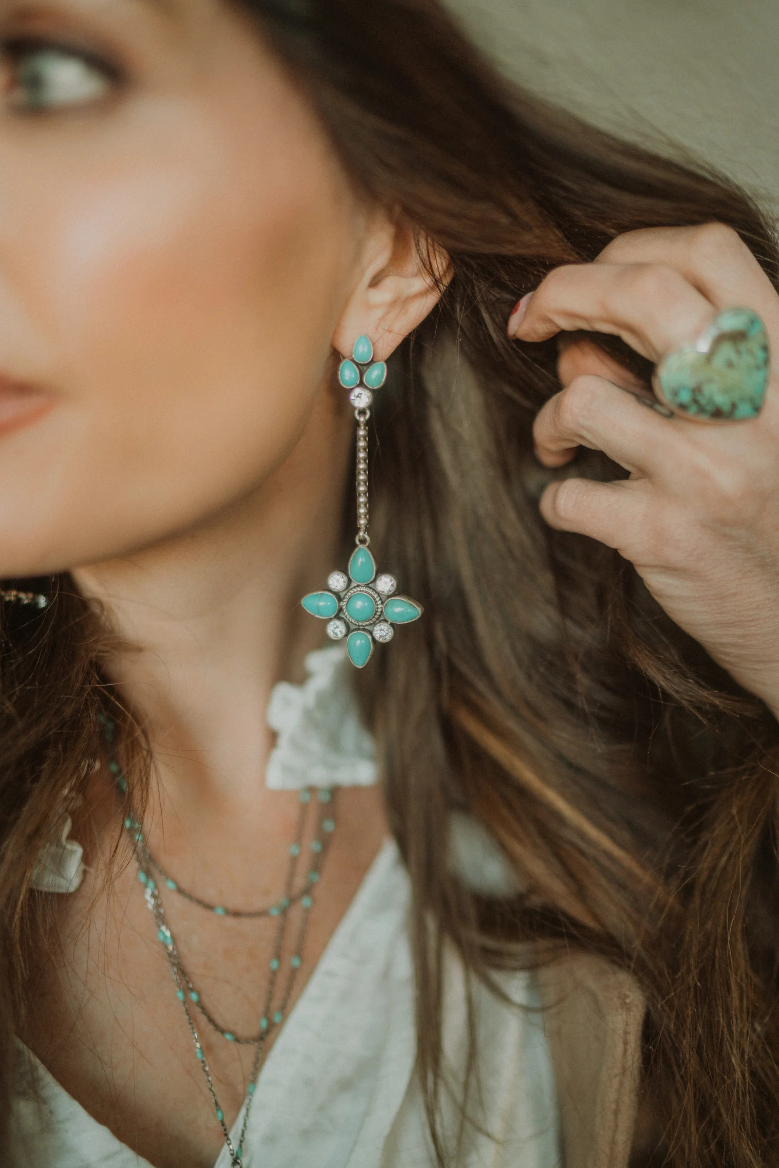 Jewel Earrings | Goldie Lew Jewelry