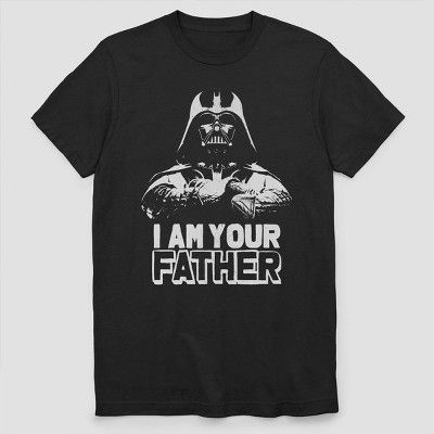 Men's Star Wars I Am Your Father Short Sleeve Graphic T-Shirt - Black | Target