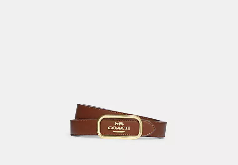 Morgan Rectangle Buckle Belt, 25 Mm | Coach Outlet US