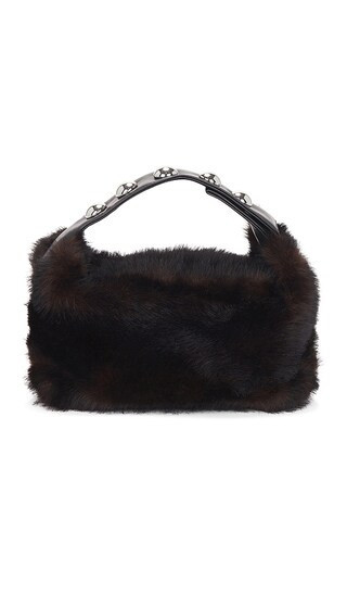 Apparis Marfa Shaved Mink Pochette in Black. | Revolve Clothing (Global)