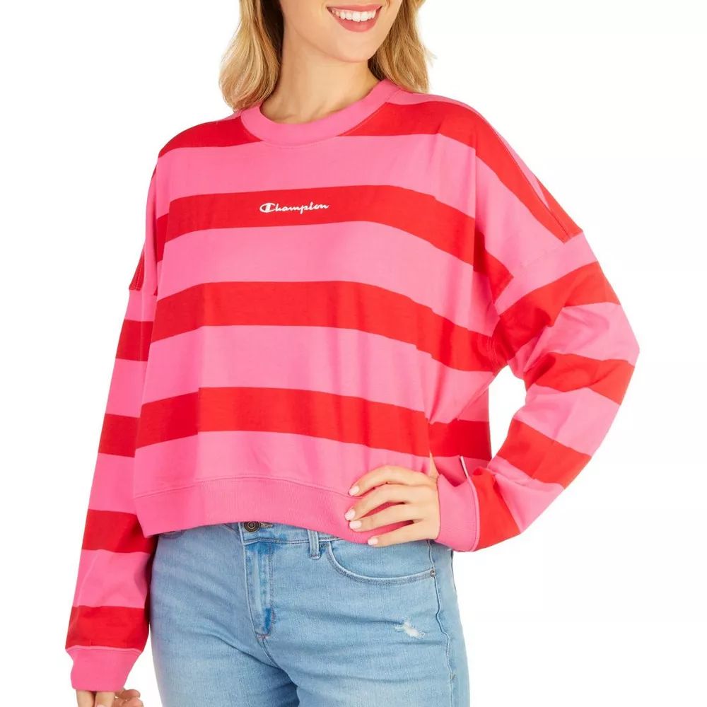 Womens Oversized Striped Pullover Long Sleeve Top | Bealls