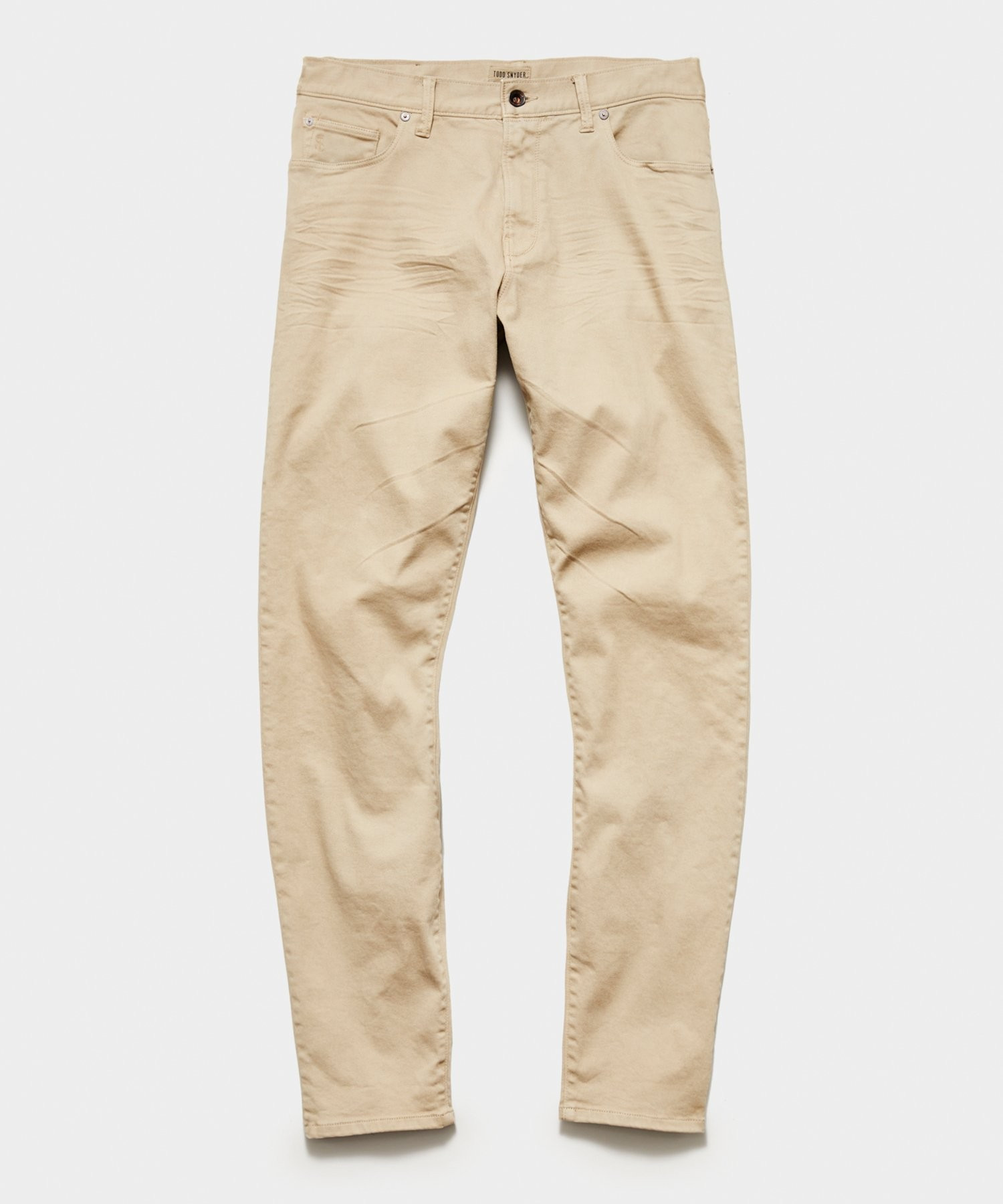 STRAIGHT FIT 5-POCKET CHINO IN CASUAL KHAKI | Todd Snyder