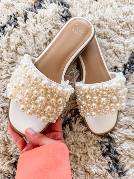 Run tts. Target sandals, pearl sandals 

#LTKshoecrush #LTKfindsunder50