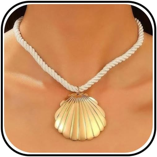 Starfish Necklace for Women Beach Necklaces Jewelry for Women Layered Choker Beach Necklace Drop ... | Amazon (US)