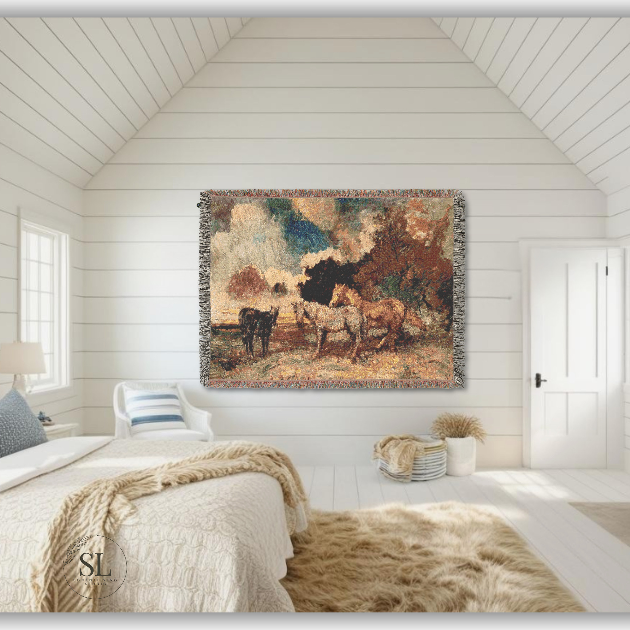 Modern Farmhouse Cottage Horse Wall Tapestry Blanket 

Add to your bedroom or living room space to add a pop of colour and vintage art!
 

 

#LTKstyletip #LTKfamily #LTKgiftguide