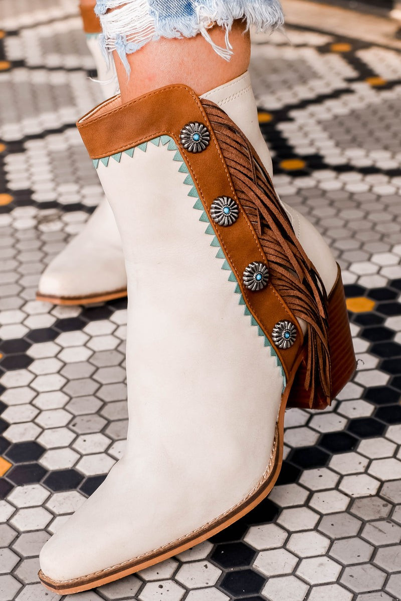 The Rip Fringe Western Boots | Apricot Lane Boutique