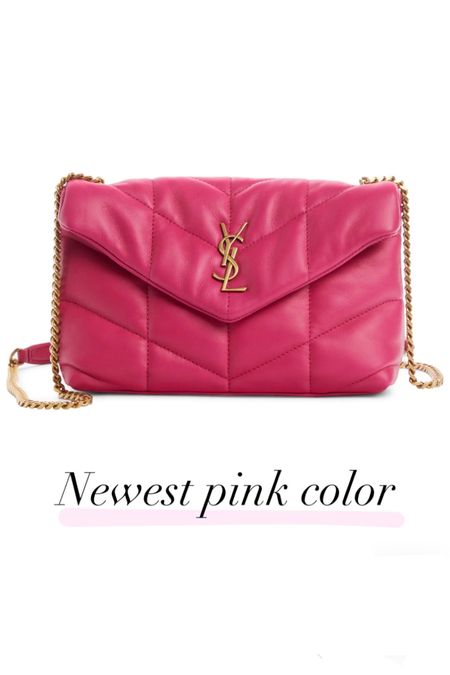 Pink Ysl LOULOU bag 

#LTKSeasonal #LTKstyletip #LTKitbag