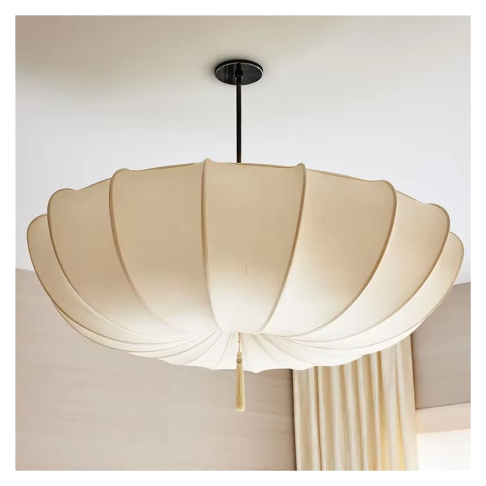 Luxury Fabric Pendant Light Art Deco Umbrella Chandelier Shop Living Room Hanging Lamps for Home ... | Amazon (US)
