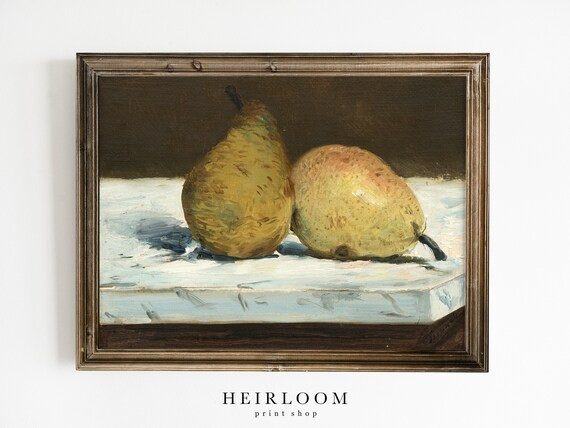 Fruit Painting  Kitchen Art  Still Life  Vintage Prints  | Etsy | Etsy (US)