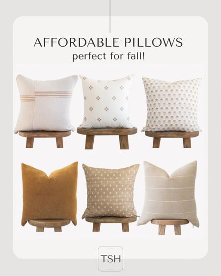 Affordable pillow covers perfect for fall!  Bedroom, living room  

#LTKhome #LTKSeasonal #LTKsalealert
