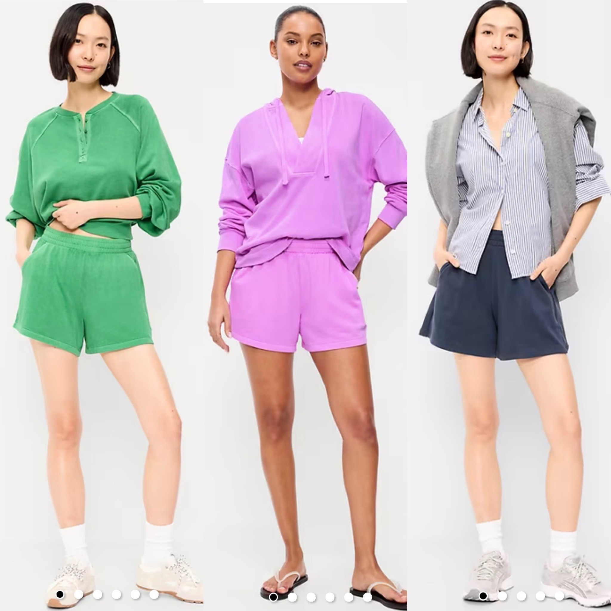 High waisted 5 inch sweat shorts on sale for $14.99! I would probably grab an xl for myself. I love the matching tunic hoodies! I wear a large in those!  Giving Aerie vibes!

#LTKSaleAlert #LTKMidsize #LTKOver40
