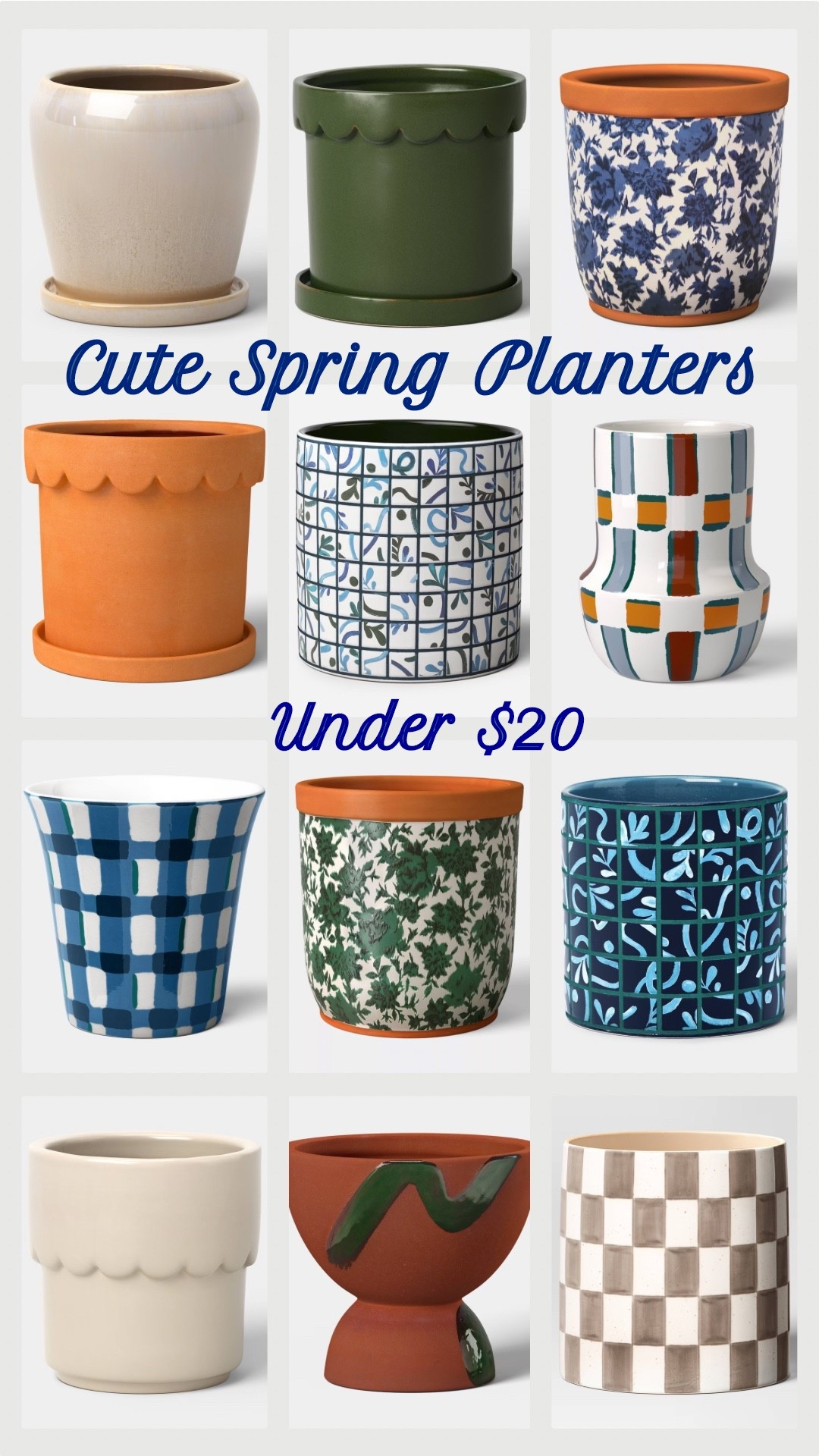 Cute spring planters under $20. Colorful outdoor flower pots for patio and porch refresh. Great gift for gardeners! 


#LTKSeasonal #LTKSaleAlert #LTKHome