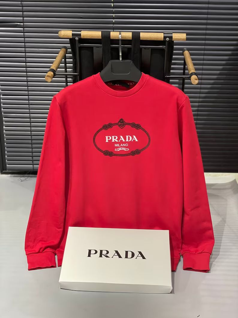 New 100% cotton Prada sweat, sweatshirt hoodie, sweatshirt, hoodie | Etsy (US)