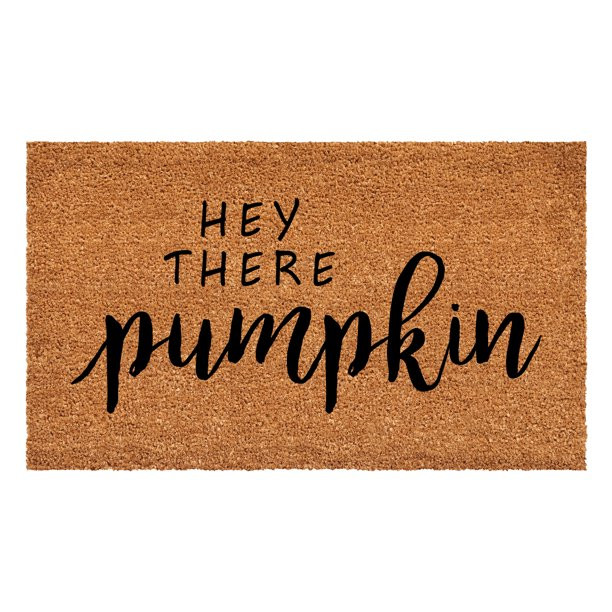 Calloway Mills Hey There Pumpkin Doormat, 17" x 29" - Walmart.com | Walmart (US)