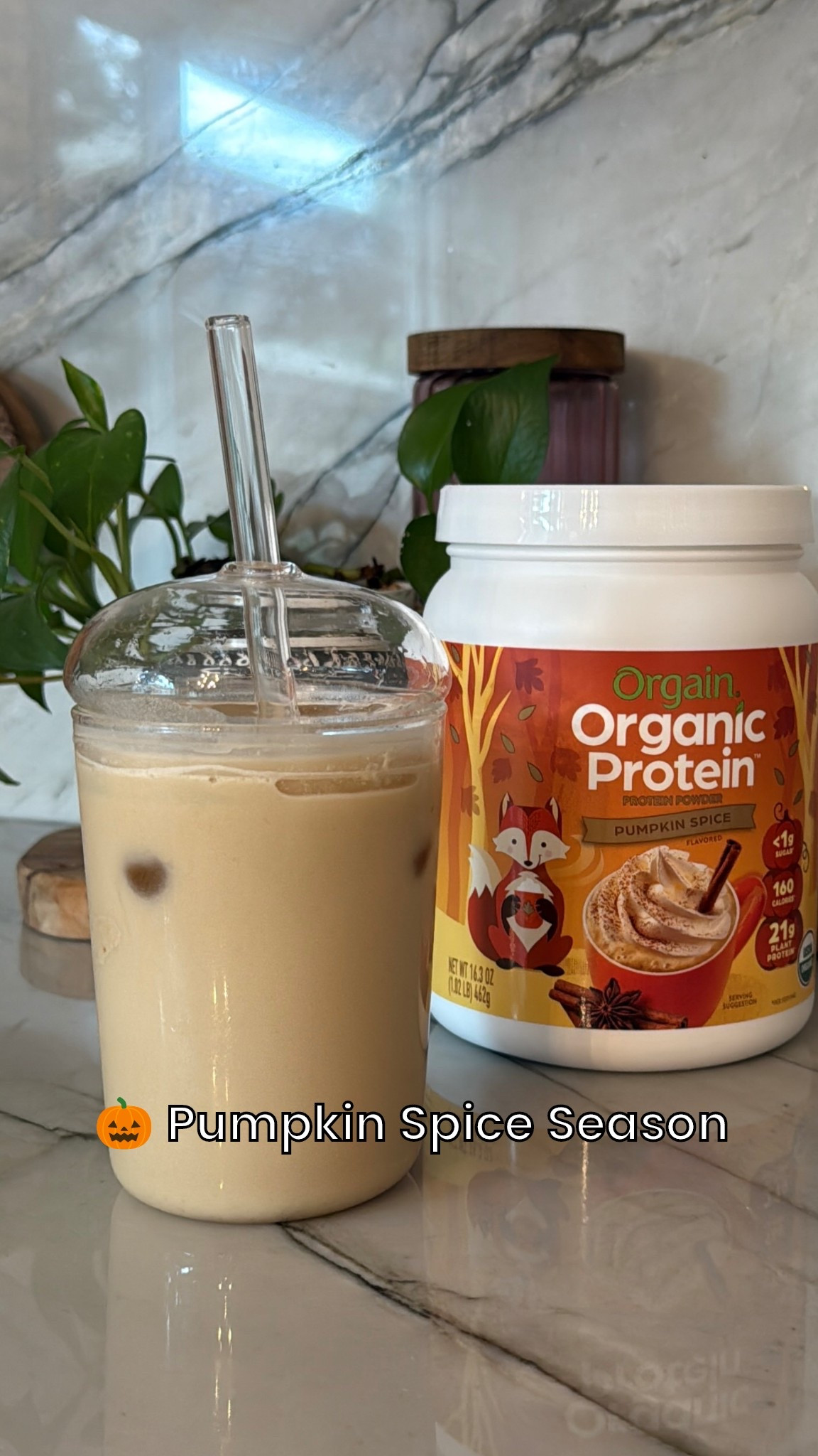 Pumpkin spice, but make it protein 🎃✨
This Orgain organic pumpkin spice protein shake is my fall go-to — super creamy, clean ingredients, and perfect when I need something quick but still want that cozy PSL flavor without the sugar crash. I blend it with ice + a little almond milk and it tastes like dessert. 👌

Protein + fall vibes = yes please.
Linked for you 👉

#ltkfinds #ltkwellness #lkthomegym #proteinshake #fallwellness #pumpkinseason 

#LTKSeasonal