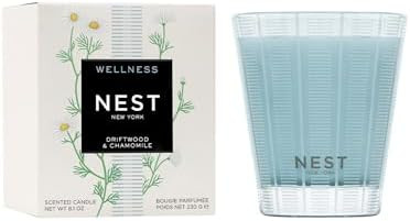 NEST New York Scented Classic Candle, Driftwood & Chamomile - 8.1 oz - Up to 60-Hour Burn Time - ... | Amazon (US)