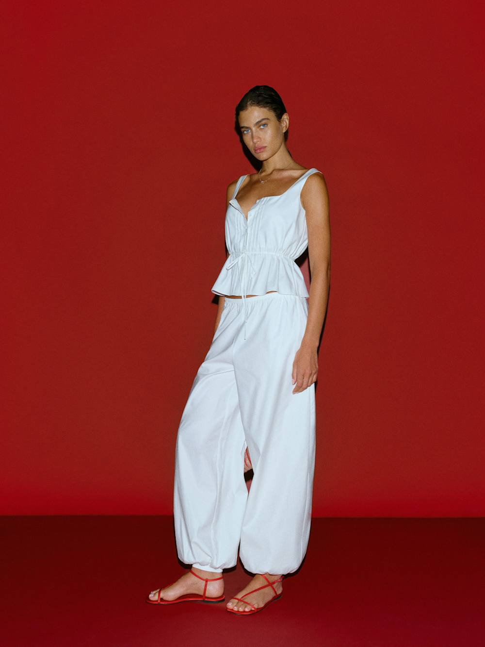 Pina Flat Sandal | Reformation (Global)