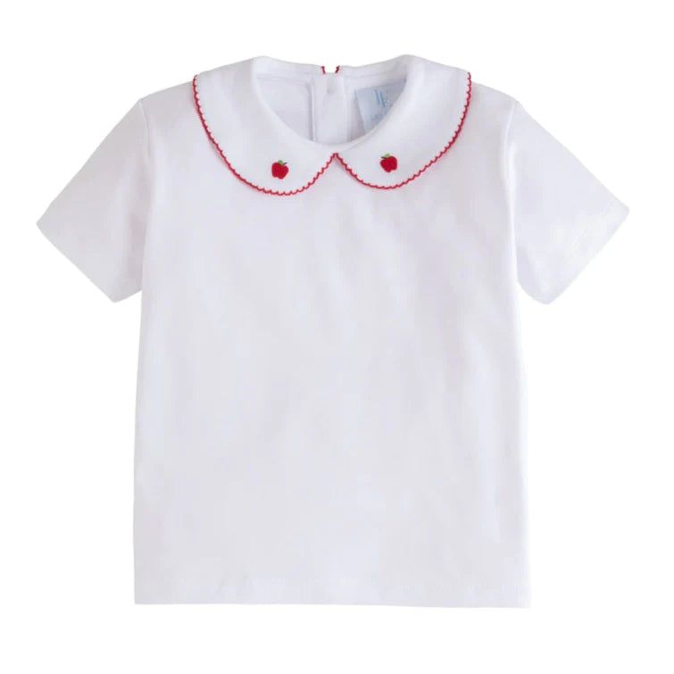 Pinpoint Shirt - Apples | JoJo Mommy