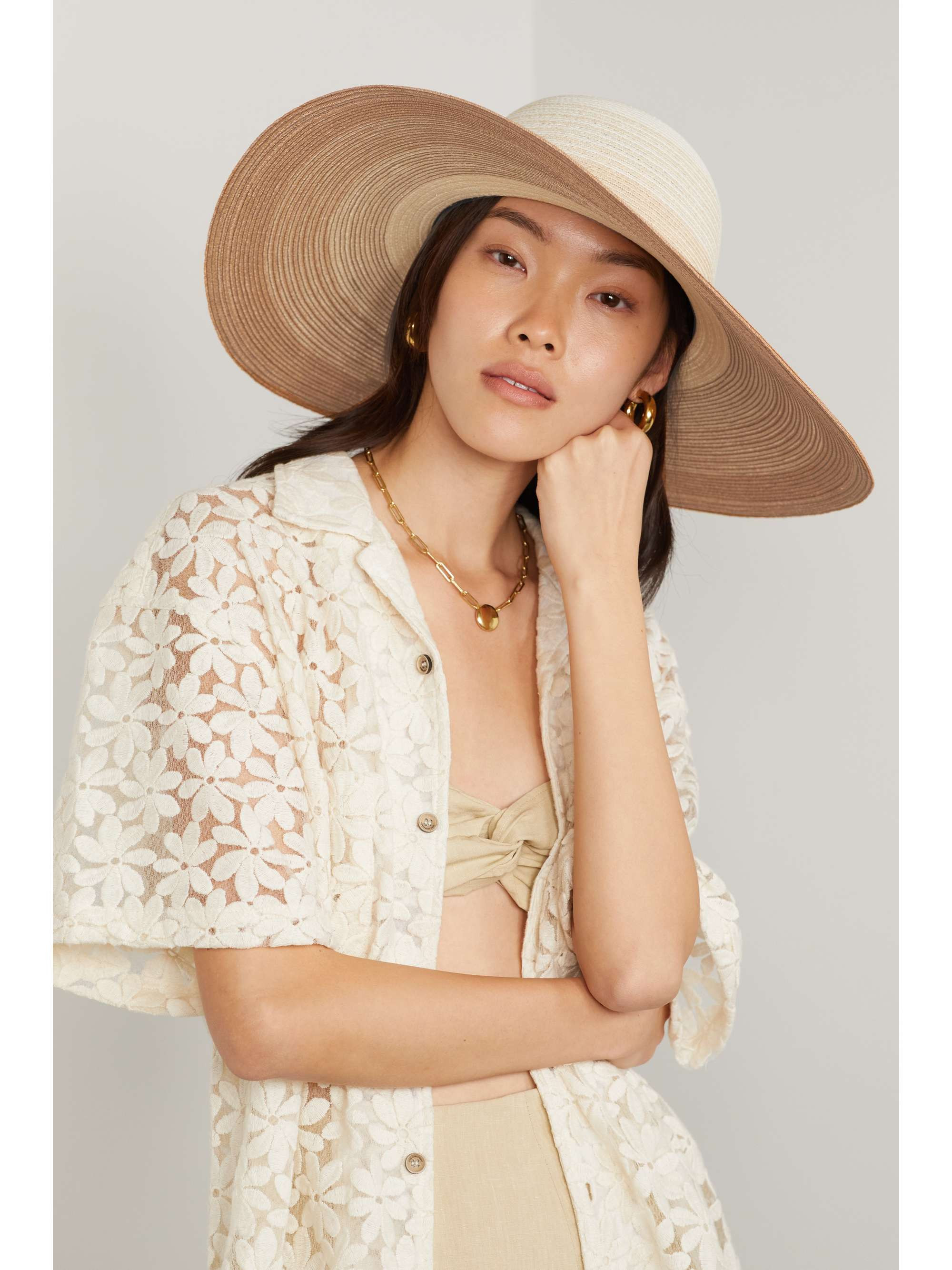 Bunny ombré hemp-blend hat | NET-A-PORTER (US)