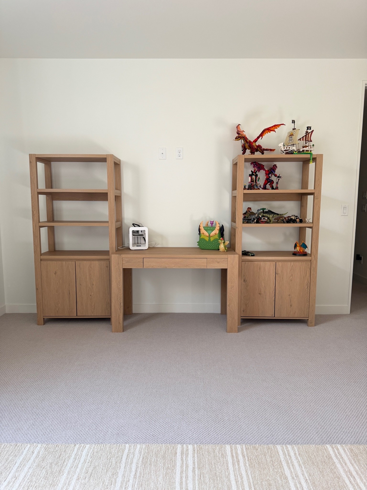 Okay, wow! I’m super impressed with these bookshelves and desk combo, perfect for a home office, kids room, etc. I also linked the individual pieces below! Also linked the chairs we’re considering.

#LTKHome #LTKSaleAlert