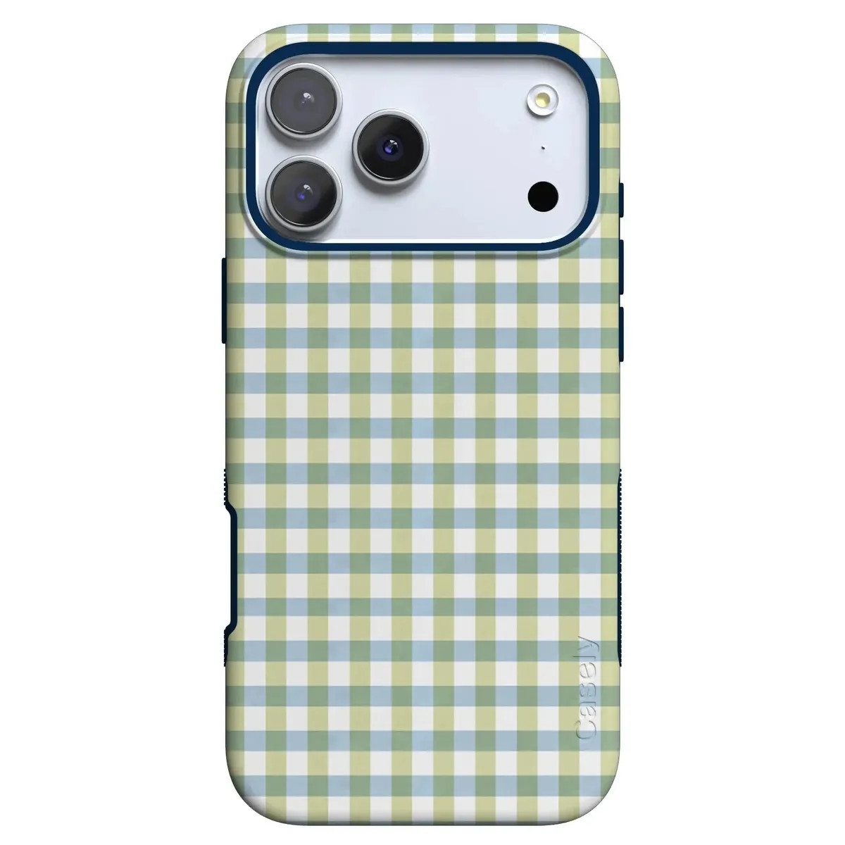 Pastel Picnic   Blue & Green Gingham Case | CASELY