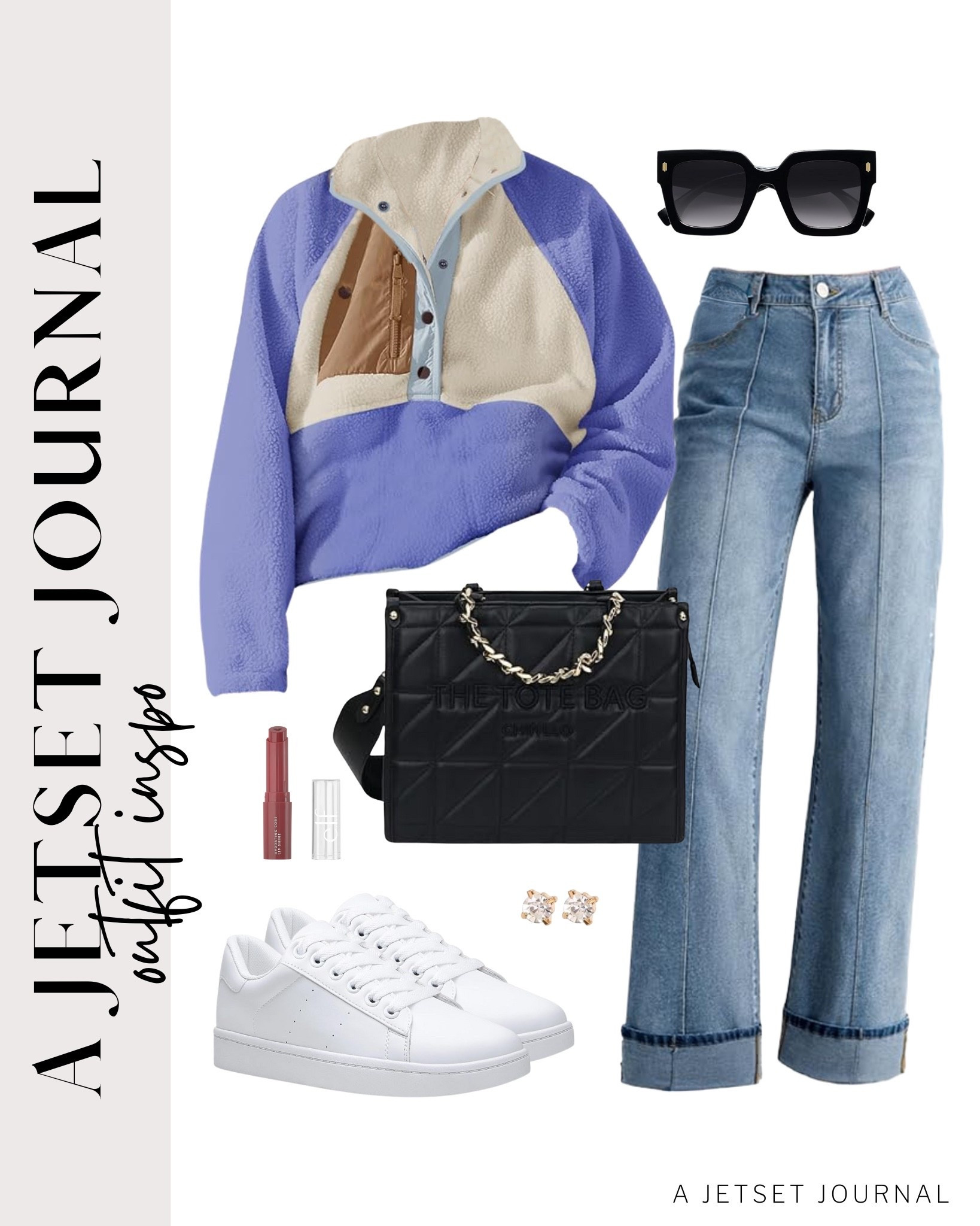 I'm loving this cozy sweater, perfect for any casual outfit. Pair it with these cool sunglasses and you're good to go!
sherpa pullover sweater, white sneakers, elf lip shine, weekend style, fall fashion, beauty must have, Amazon finds, comfy outfit, functional bag, affordable style, seasonal favorites, fall outfit idea

#LTKFindsUnder50 #LTKSeasonal #LTKU