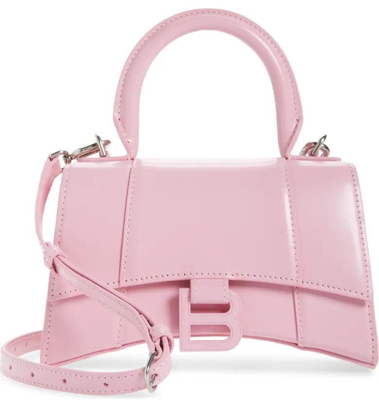 Balenciaga Extra Small Hourglass Leather Top Handle Bag | Nordstrom | Nordstrom