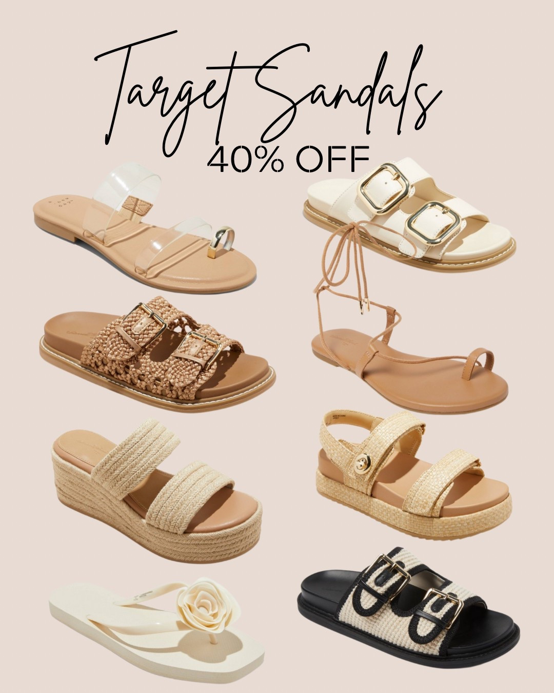 40% sandals at Target!!

#LTKFindsUnder50 #LTKSaleAlert #LTKSummerEdit