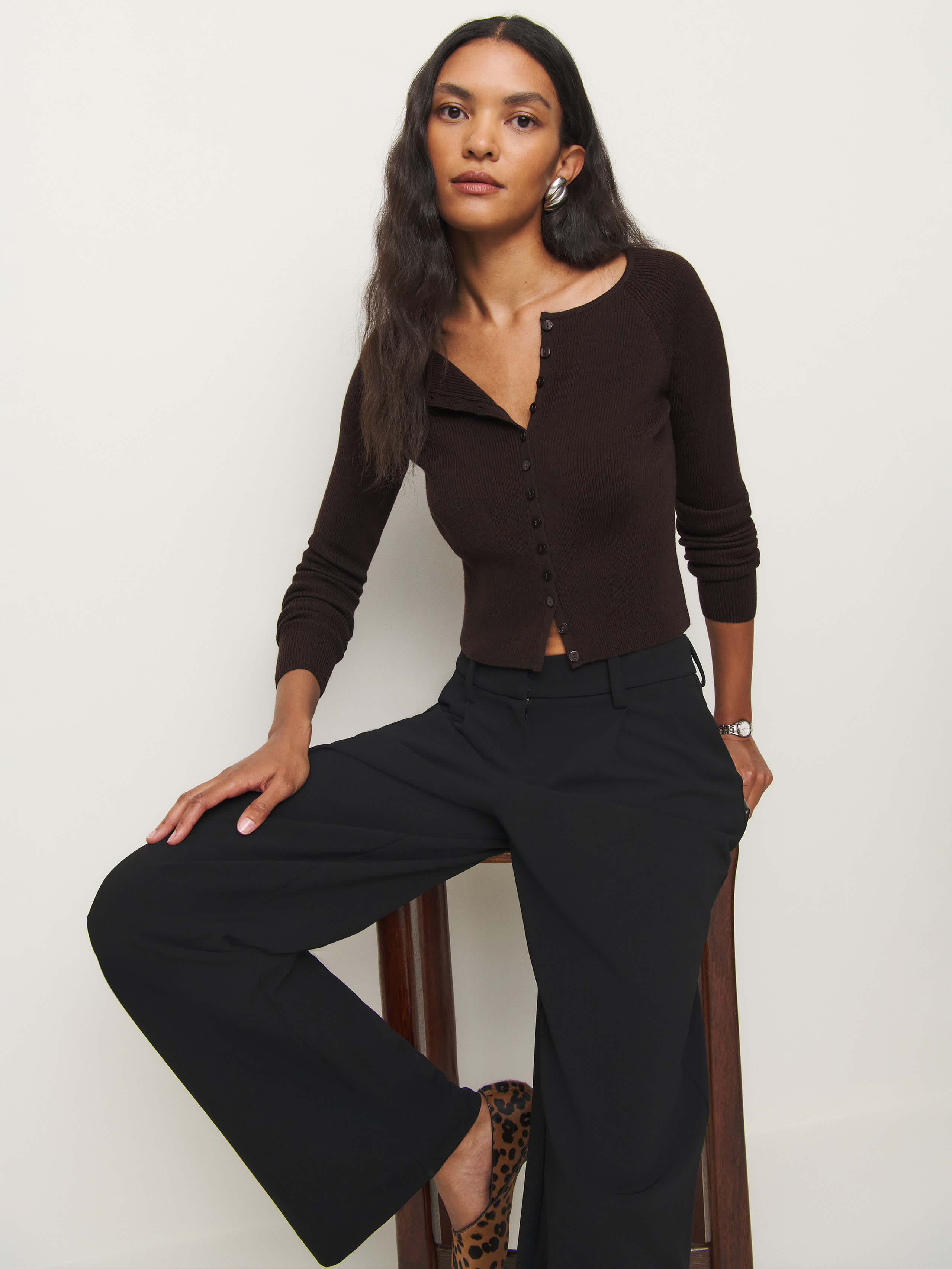 Meadow Regenerative Merino Cardigan | Reformation (Global)