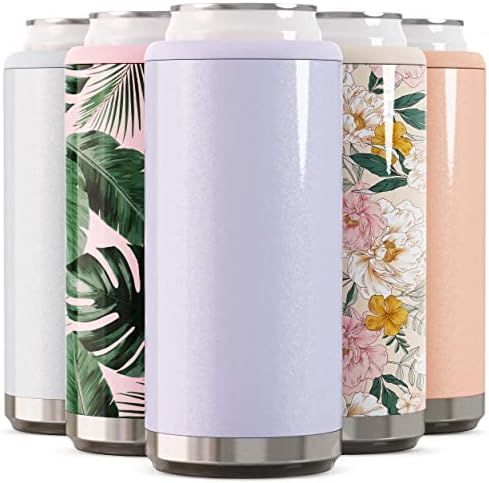 Maars Skinny Can Cooler for Slim Beer & Hard Seltzer | Stainless Steel 12oz Sleeve, Double Wall V... | Amazon (US)