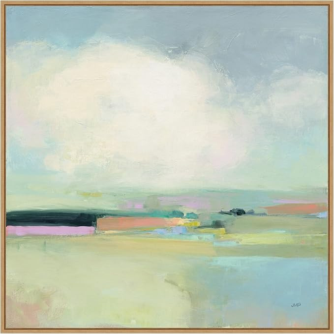 Amanti Art Framed Canvas Wall Art 30x30 Colorful Landscape by Julia Purinton, Framed Wall Art Can... | Amazon (US)