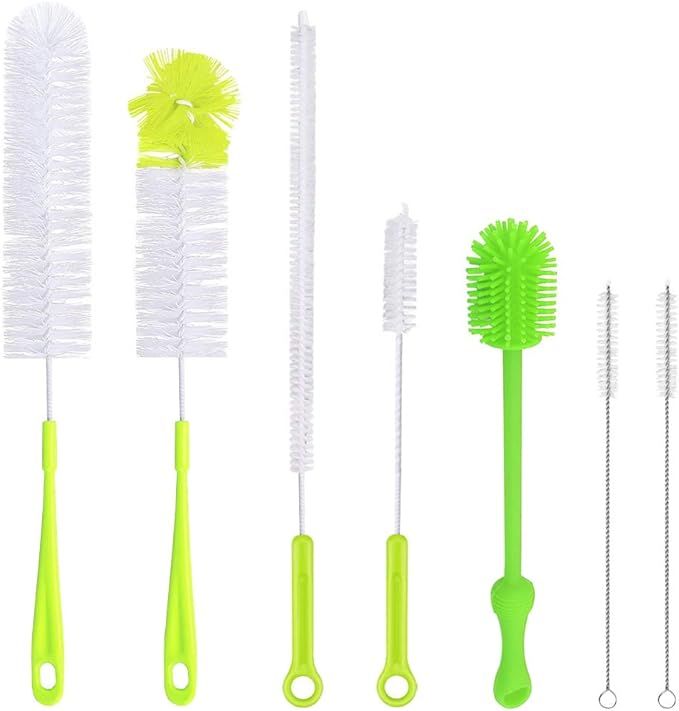 Set of 7,Multipurpose Bottle Brush Cleaning Set, findTop Bottle Cleaners for Baby Bottles, Wash... | Amazon (US)