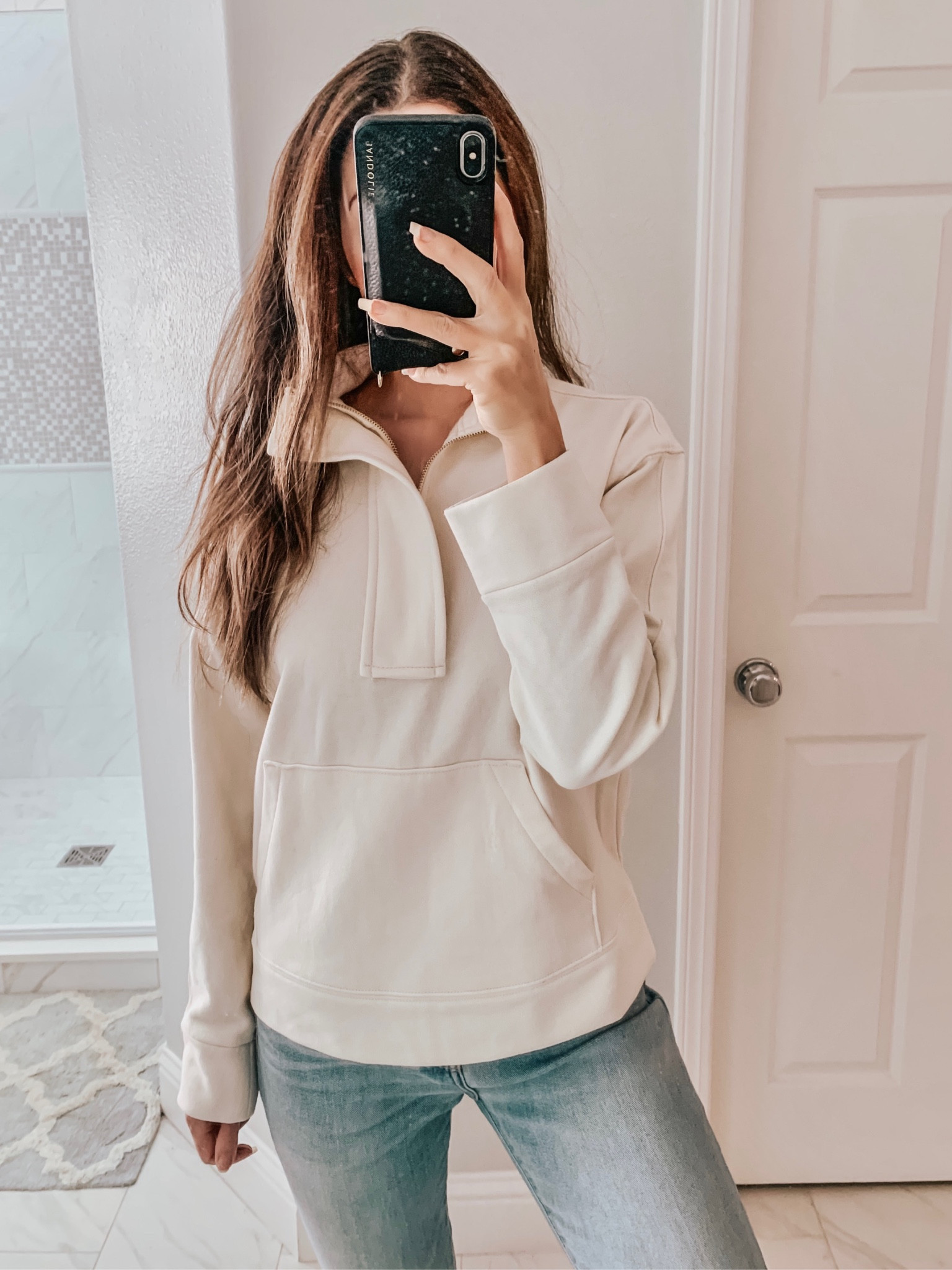 Casual Sunday ootd. Wearing an XS in the pullover- runs tts

Great pullover to wear with leggings when working out outside 










Cream pullover sweater, target style, target finds, casual fashion, casual outfit of the day, cream sweater 




#LTKunder50 #LTKunder100 #LTKfit
