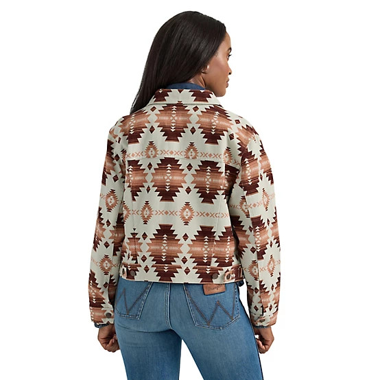 Wrangler  Women's Western Printed Boyfriend Fit Jacket | Tractor Supply