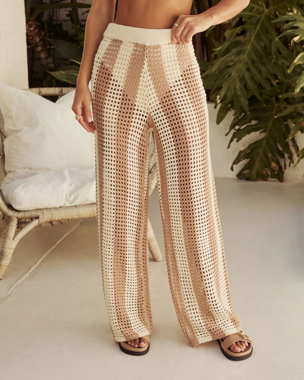 Bradley Crochet Wide Leg Cover Up Pants | VICI